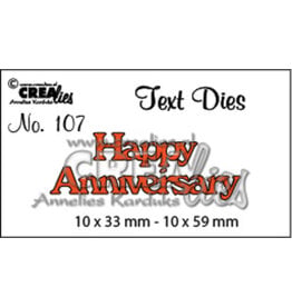CREALIES CRAFTLINES CREALIES HAPPY ANNIVERSARY DIE