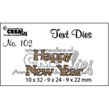 CREALIES CRAFTLINES CREALIES HAPPY NEW YEAR DIE