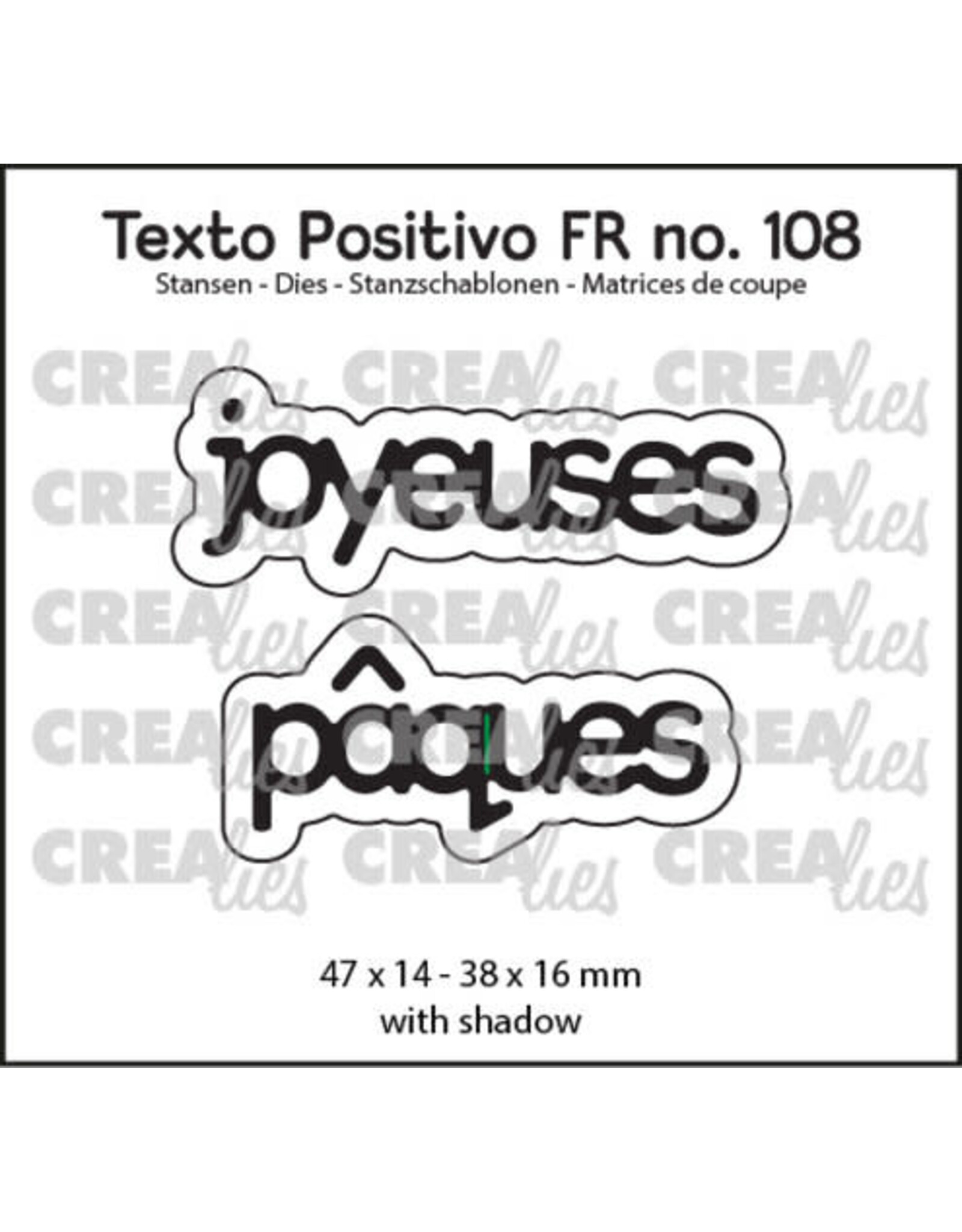 CRAFTLINES CRAFTLINES CREALIES JOYEUSES PÂQUES DIE