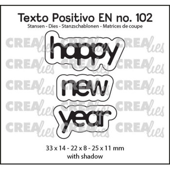 CREALIES CRAFTLINES CREALIES HAPPY NEW YEAR DIE