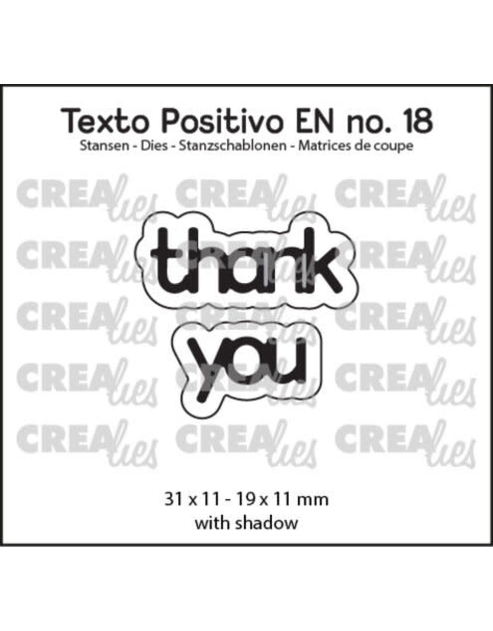 CRAFTLINES CRAFTLINES CREALIES THANK YOU DIE