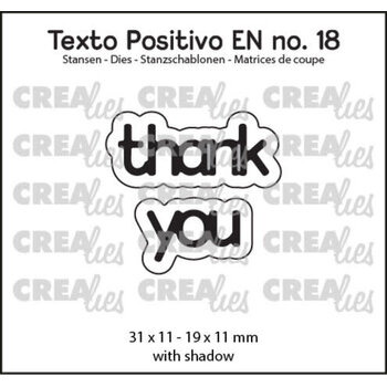 CREALIES CRAFTLINES CREALIES THANK YOU DIE