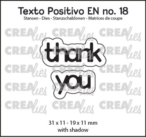 CREALIES CRAFTLINES CREALIES THANK YOU DIE