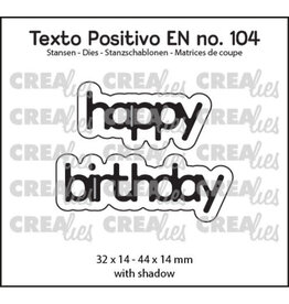 CRAFTLINES CRAFTLINES CREALIES HAPPY BIRTHDAY DIE