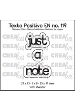 CRAFTLINES CRAFTLINES CREALIES JUST A NOTE DIE