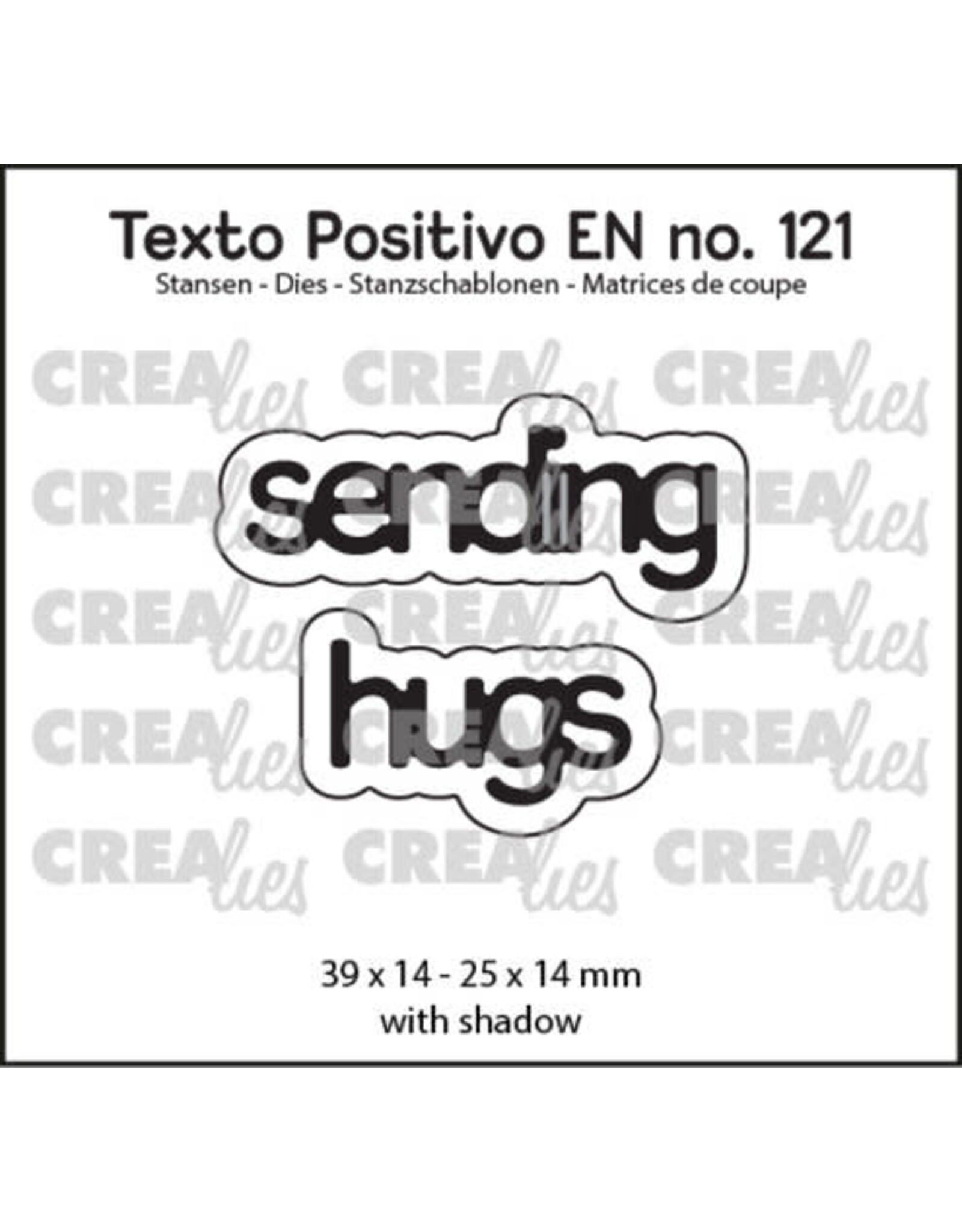 CREALIES CRAFTLINES CREALIES SENDING HUGS DIE
