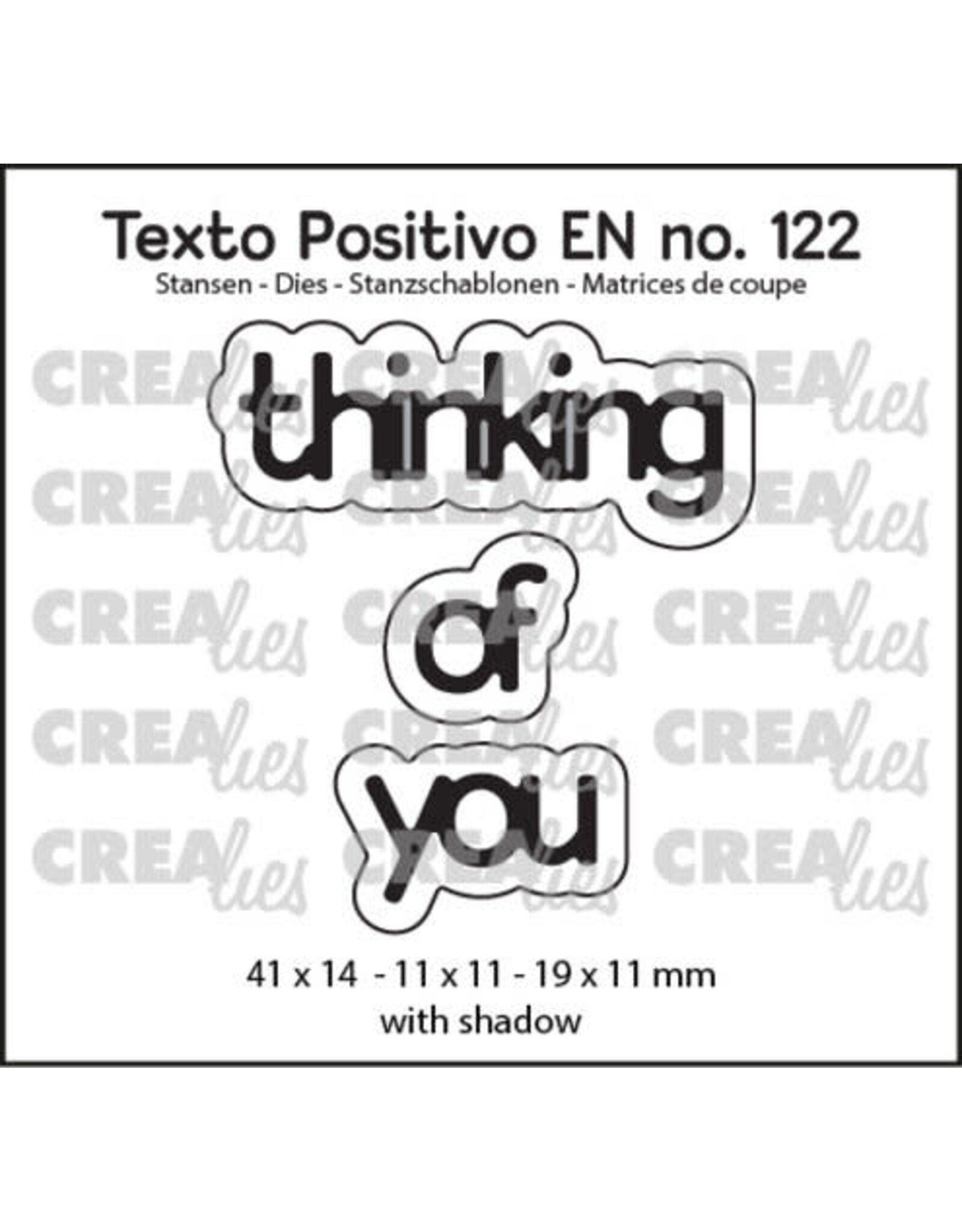 CREALIES CRAFTLINES CREALIES THINKING OF YOU DIE