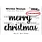 CREALIES CRAFTLINES CREALIES WORDZZ MERRY CHRISTMAS CLEAR STAMP SET