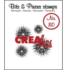 CREALIES CRAFTLINES CREALIES BITS & PIECES EXTRA GRUNGE CIRCLES CLEAR STAMP SET