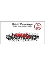 CREALIES CRAFTLINES CREALIES BITS & PIECES GRUNGE CIRCLES CLEAR STAMP SET