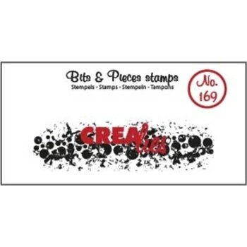 CREALIES CRAFTLINES CREALIES BITS & PIECES GRUNGE CIRCLES CLEAR STAMP SET