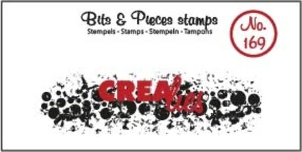 CREALIES CRAFTLINES CREALIES BITS & PIECES GRUNGE CIRCLES CLEAR STAMP SET