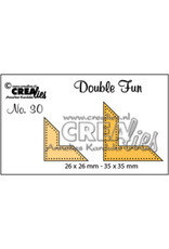 CRAFTLINES CRAFTLINES CREALIES DOUBLE FUN CORNERS WITH DOTS DIE SET
