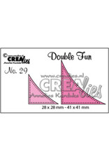 CRAFTLINES CRAFTLINES CREALIES DOUBLE FUN CORNERS WITH DOTS 2 DIE SET