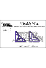 CRAFTLINES CRAFTLINES CREALIES DOUBLE FUN CORNERS DIE SET