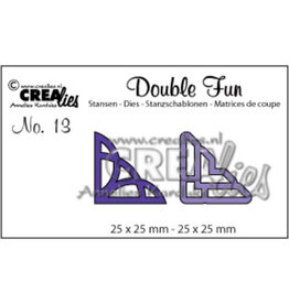 CRAFTLINES CRAFTLINES CREALIES DOUBLE FUN CORNERS DIE SET