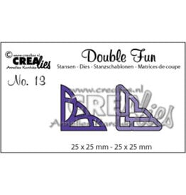CREALIES CRAFTLINES CREALIES DOUBLE FUN CORNERS DIE SET