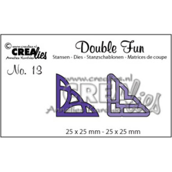 CREALIES CRAFTLINES CREALIES DOUBLE FUN CORNERS DIE SET