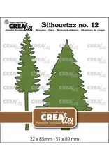 CRAFTLINES CRAFTLINES CREALIES SILHOUETZZ TREES B DIE SET