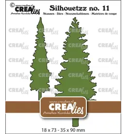 CRAFTLINES CRAFTLINES CREALIES SILHOUETZZ TREES A DIE SET