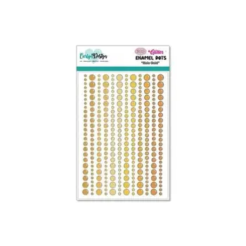 CREALIES CRAFTLINES HOLO GOLD GLITTER ENAMEL DOTS
