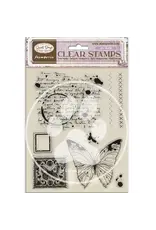 STAMPERIA STAMPERIA QUIET DAYS BUTTERFLY CLEAR STAMP SET