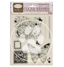 STAMPERIA STAMPERIA QUIET DAYS BUTTERFLY CLEAR STAMP SET