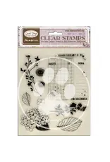 STAMPERIA STAMPERIA QUIET DAYS HYDRANGEA CLEAR STAMP SET