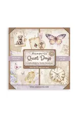 STAMPERIA STAMPERIA QUIET DAYS MAXI PAD 8x8 PAPER PACK 22 SINGLE FACED SHEETS