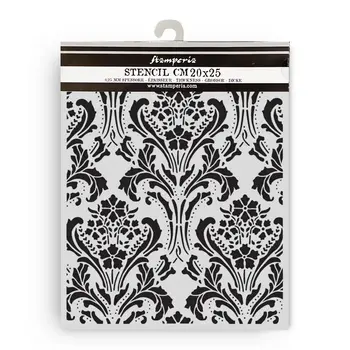 STAMPERIA STAMPERIA QUIET DAYS BAROQUE TAPESTRY 20x25cm STENCIL