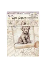 STAMPERIA STAMPERIA QUIET DAYS A6 MINI RICE PAPER 8/PK