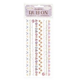 STAMPERIA STAMPERIA QUIET DAYS COZY BORDERS RUB-ON