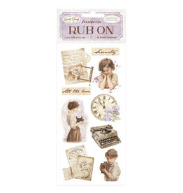 STAMPERIA STAMPERIA QUIET DAYS VINTAGE TREASURES RUB-ON