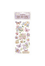 STAMPERIA STAMPERIA QUIET DAYS HYDRANGEA AND BUTTERFLY RUB-ON