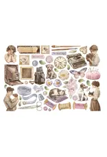 STAMPERIA STAMPERIA QUIET DAYS EPHEMERA ADHESIVE PAPER CUT OUTS