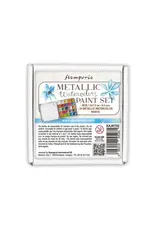 STAMPERIA STAMPERIA WATERCOLORS METALLIC PAINT SET 24/PK