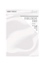 TONIC TONIC STUDIOS PEARLESCENT CARD PEARL WHITE 8.5x11 5/PK