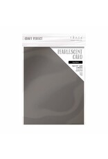 TONIC TONIC STUDIOS PEARLESCENT CARDSTOCK ONYX BLACK 8.5x11 5/PK