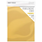 TONIC TONIC STUDIOS PEARLESCENT CARDSTOCK LEMON LUSTRE 8.5x11 5/PK