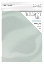 TONIC TONIC STUDIOS PEARLESCENT CARDSTOCK BLUE FROST 8.5x11 5/PK