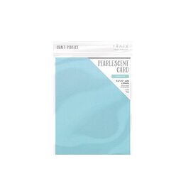 TONIC TONIC STUDIOS PEARLESCENT CARDSTOCK CARIBBEAN SEA 8.5x11 5/PK