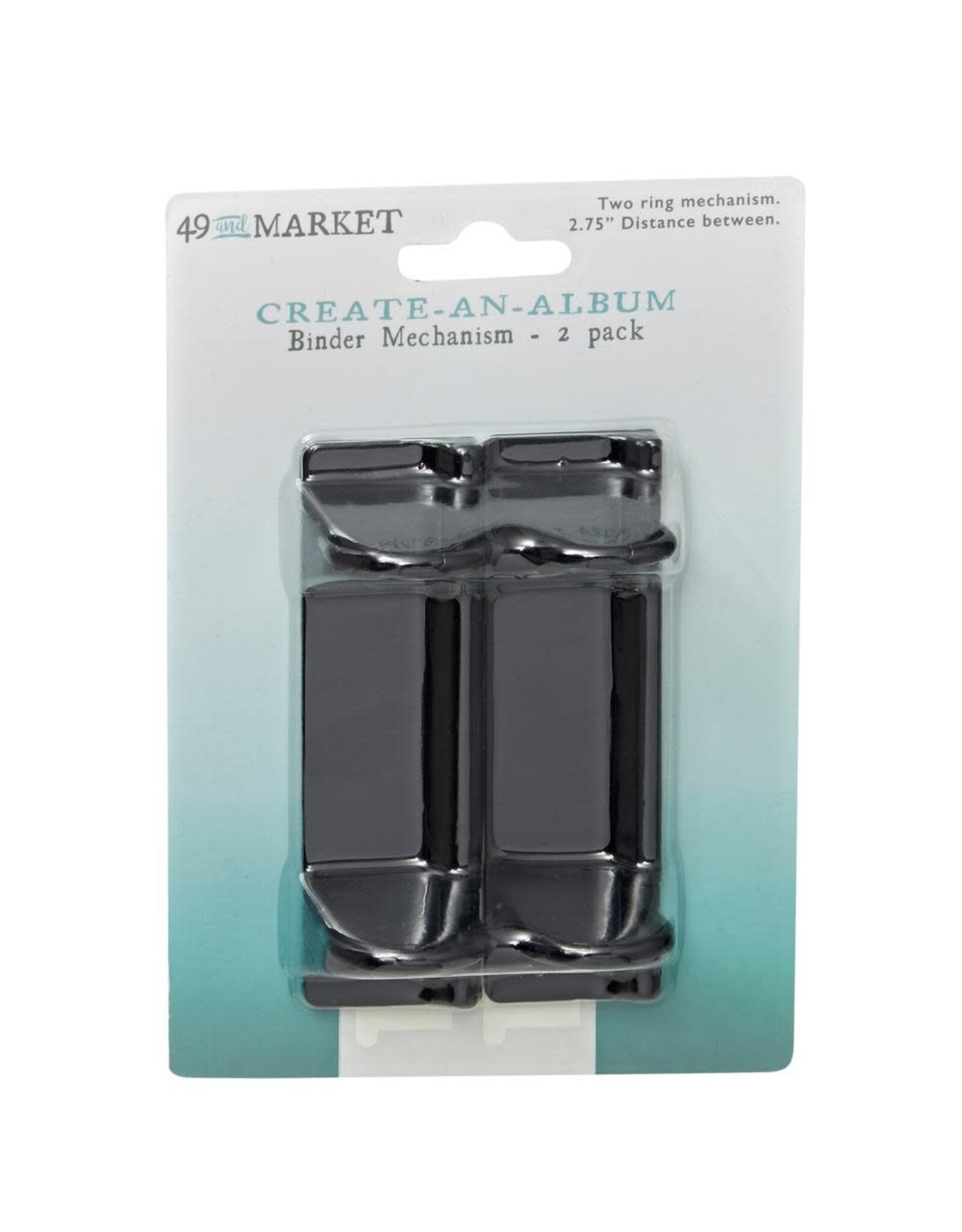 49 AND MARKET 49 AND MARKET CREATE-AN-ALBUM BINDER MECHANISM BLACK