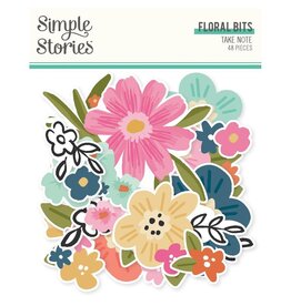 SIMPLE STORIES SIMPLE STORIES TAKE NOTE FLORAL BITS & PIECES 48/PK