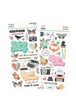 SIMPLE STORIES SIMPLE STORIES TAKE NOTE FOAM STICKERS 58/PK