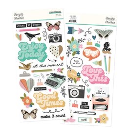 SIMPLE STORIES SIMPLE STORIES TAKE NOTE FOAM STICKERS 58/PK