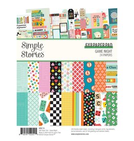 SIMPLE STORIES SIMPLE STORIES GAME NIGHT 6x8 PAPER PAD 24 SHEETS