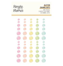 SIMPLE STORIES SIMPLE STORIES CLASSIC POOH BABY GLITTER ENAMEL DOTS