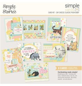 SIMPLE STORIES SIMPLE STORIES SIMPLE CARDS CLASSIC POOH BABY CARD KIT
