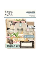 SIMPLE STORIES SIMPLE STORIES SIMPLE VINTAGE JUNK DRAWER JOURNAL BITS & PIECES DIE CUTS 62/PK