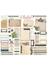 SIMPLE STORIES SIMPLE STORIES SIMPLE VINTAGE JUNK DRAWER JOURNAL BITS & PIECES DIE CUTS 62/PK